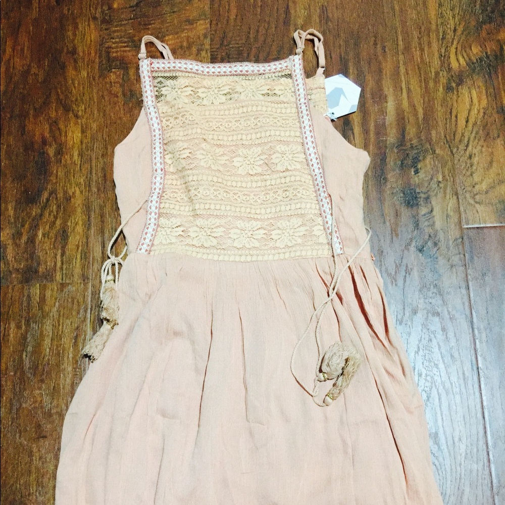Dress peach colt boho